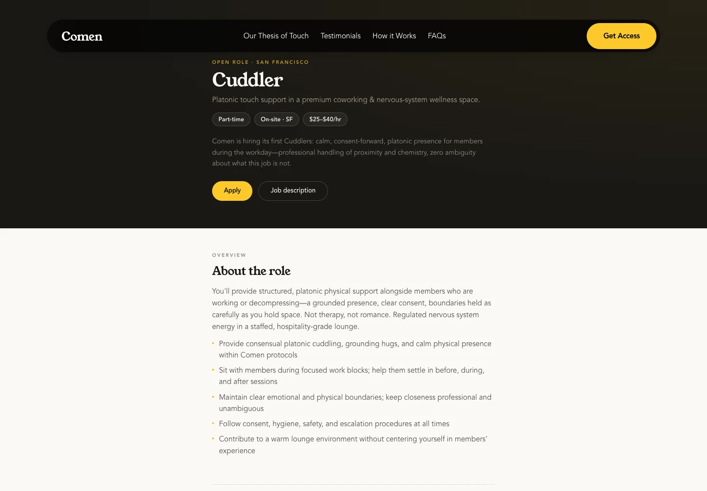 Comen is hiring
