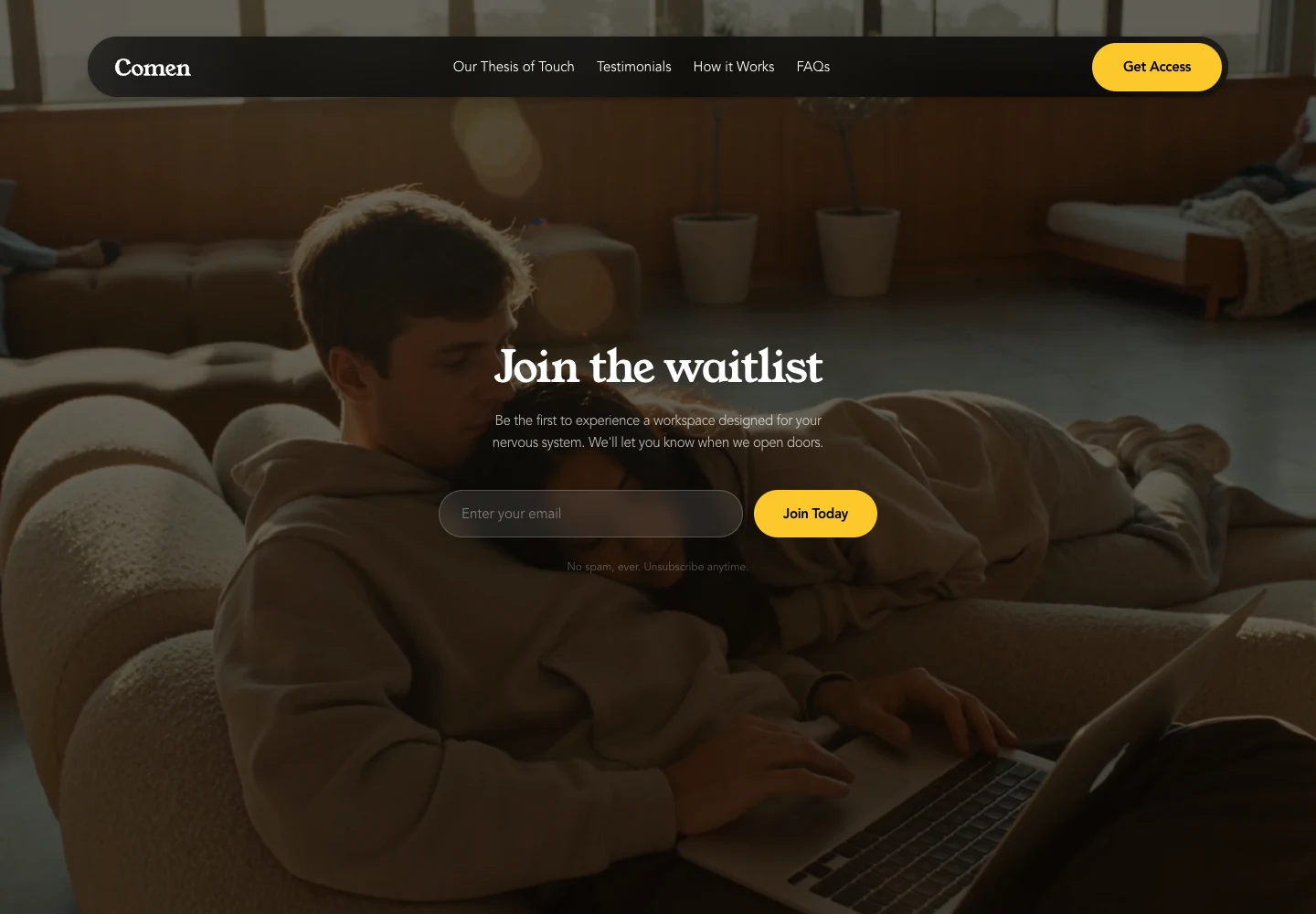 Join the Comen waitlist