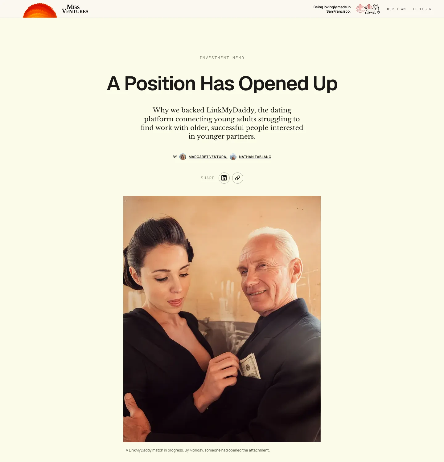 A Position Has Opened Up