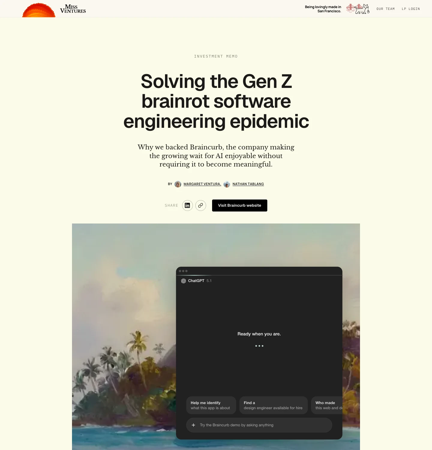 Solving the Gen Z brainrot software engineering epidemic